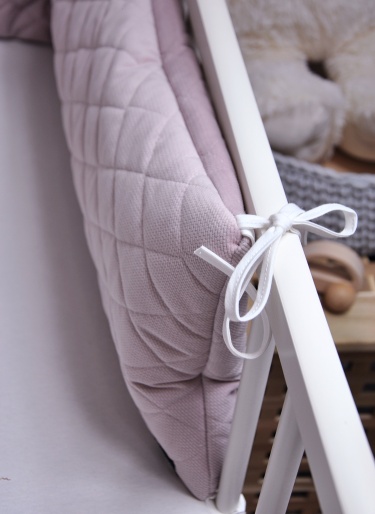 Ochraniacz do łóżeczka Velvet Powder Rose