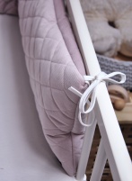 Ochraniacz do łóżeczka Velvet Powder Rose