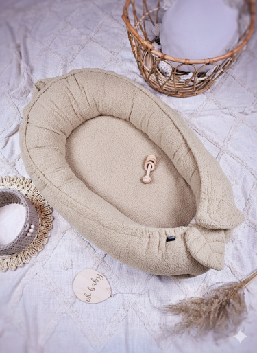 Kokon Niemowlęcy Baranek Beige