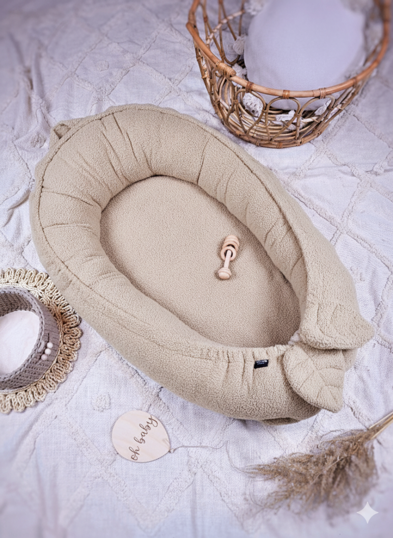 Kokon Niemowlęcy Baranek Beige Kokon Niemowlęcy Baranek Beige