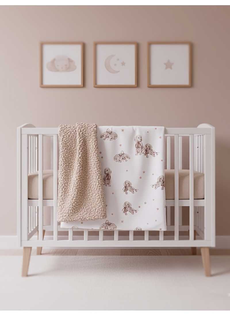 Kocyk Bawełna Boucle 75x100 Wyżełki Kocyk Bawełna Boucle 75x100 Wyżełki