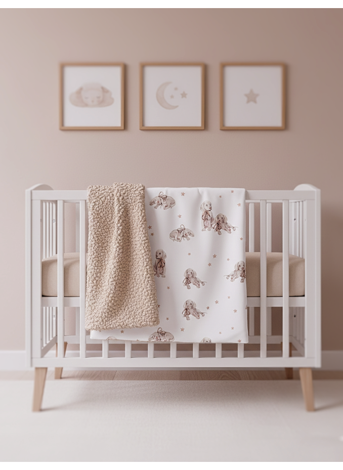 Kocyk Bawełna Boucle 75x100 Wyżełki