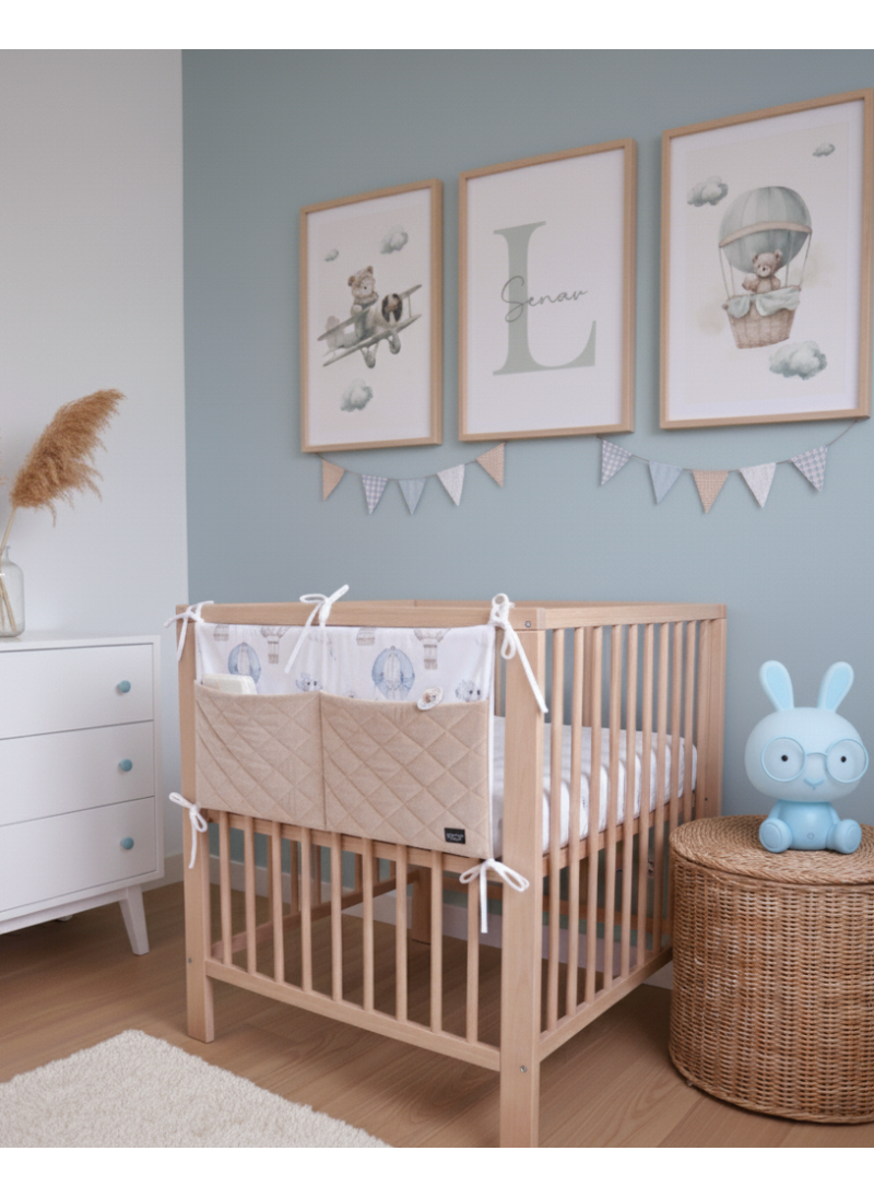 Organizer na łóżeczko Beige Sky Organizer na łóżeczko Beige Sky