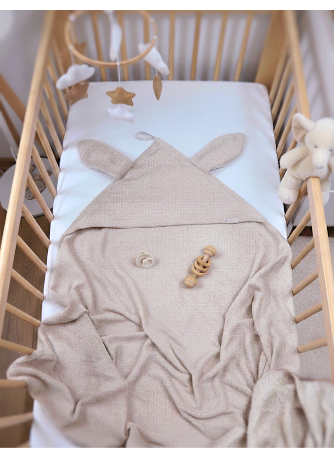 Ręcznik Bambusowy z kapturkiem Beige