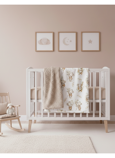 Kocyk Bawełna Boucle 75x100 Cute Koala (dłuższy czas realizacji: do 7 dni)