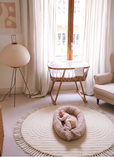 Kokon Niemowlęcy Baranek Beige