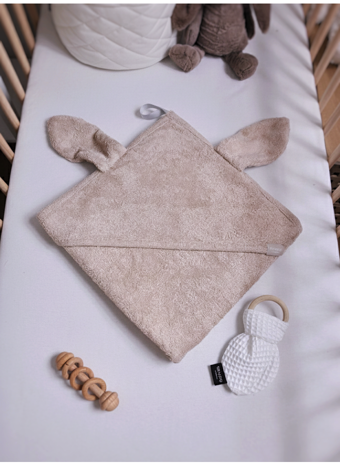 Ręcznik Bambusowy z kapturkiem Beige