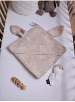 Ręcznik Bambusowy z kapturkiem Beige