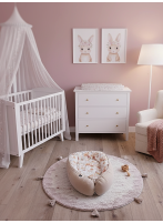 Kokon Niemowlęcy Beige Vintage Garden