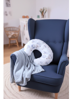 Poduszka Rogal do karmienia Creme Sky