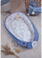 Kokon Niemowlęcy Jeans Sky