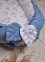 Kokon Niemowlęcy Jeans Sky