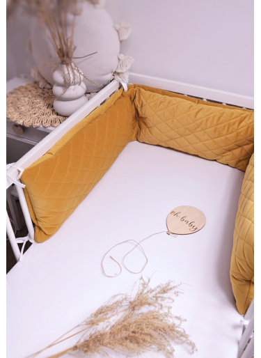 Ochraniacz do łóżeczka Velvet Honey