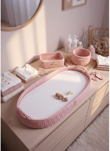 Przewijak Pleciony ze sznurka - kolor do wyboru