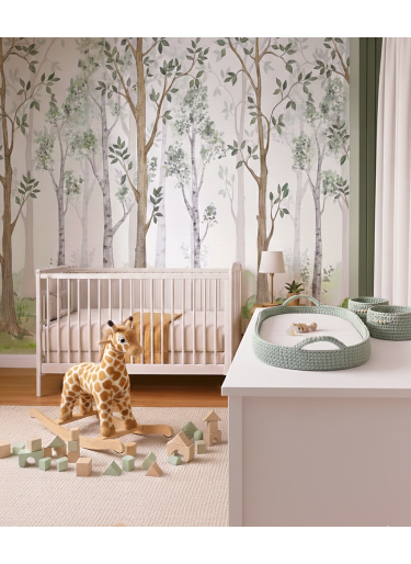 Przewijak Pleciony ze sznurka Mleczna Zieleń