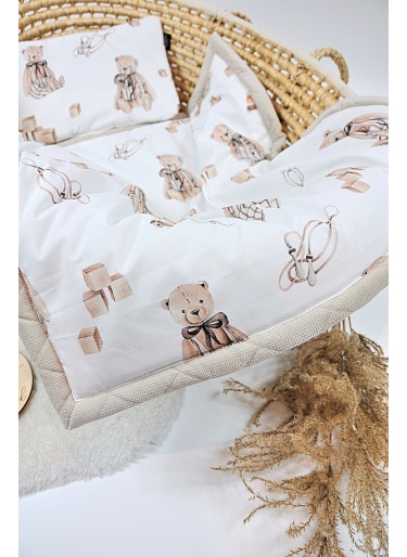 Kocyk Niemowlaka 60x70 Beige Teddy Bear